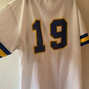 Brewers Jersey with Blue and Yellow Accents